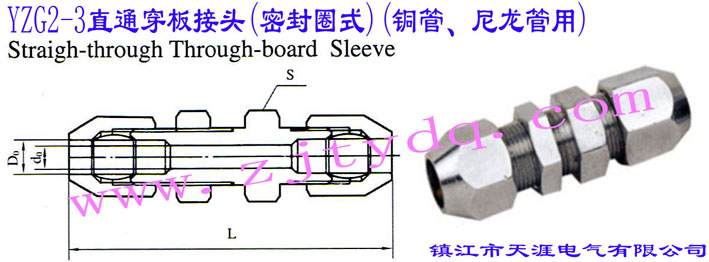 YZG2-3ֱͨ^(ܷȦʽ)(~)Straight-through Through-board Sleeve